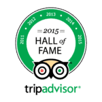 Tripadvisor Hall of Fame Award 
Trip Advisor