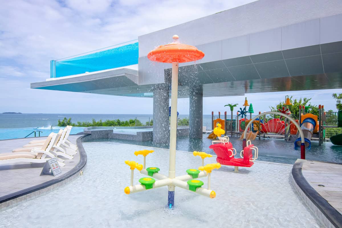 mini water park for kids at our luxury hotel in pattaya