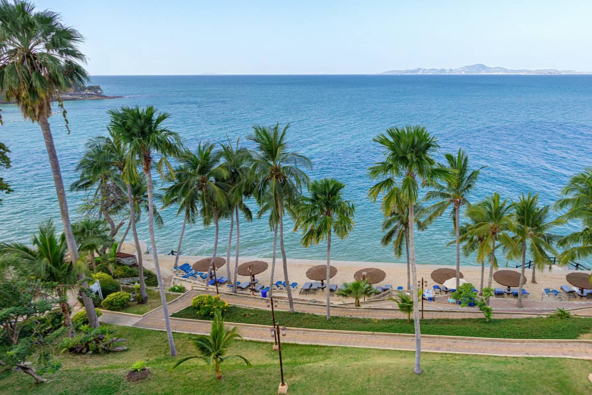 private beach at our 5-star pattaya hotel