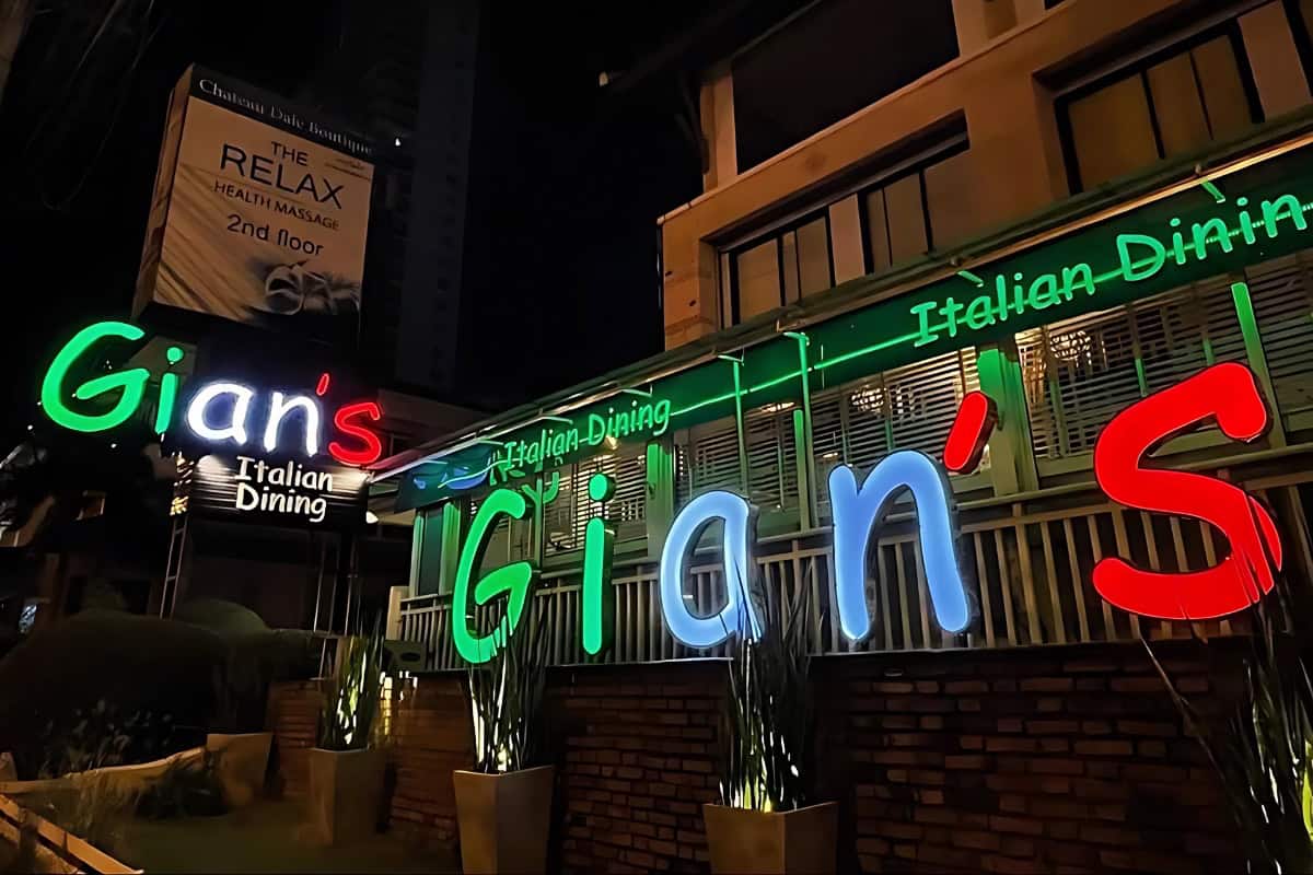 gian's italian dining exterior