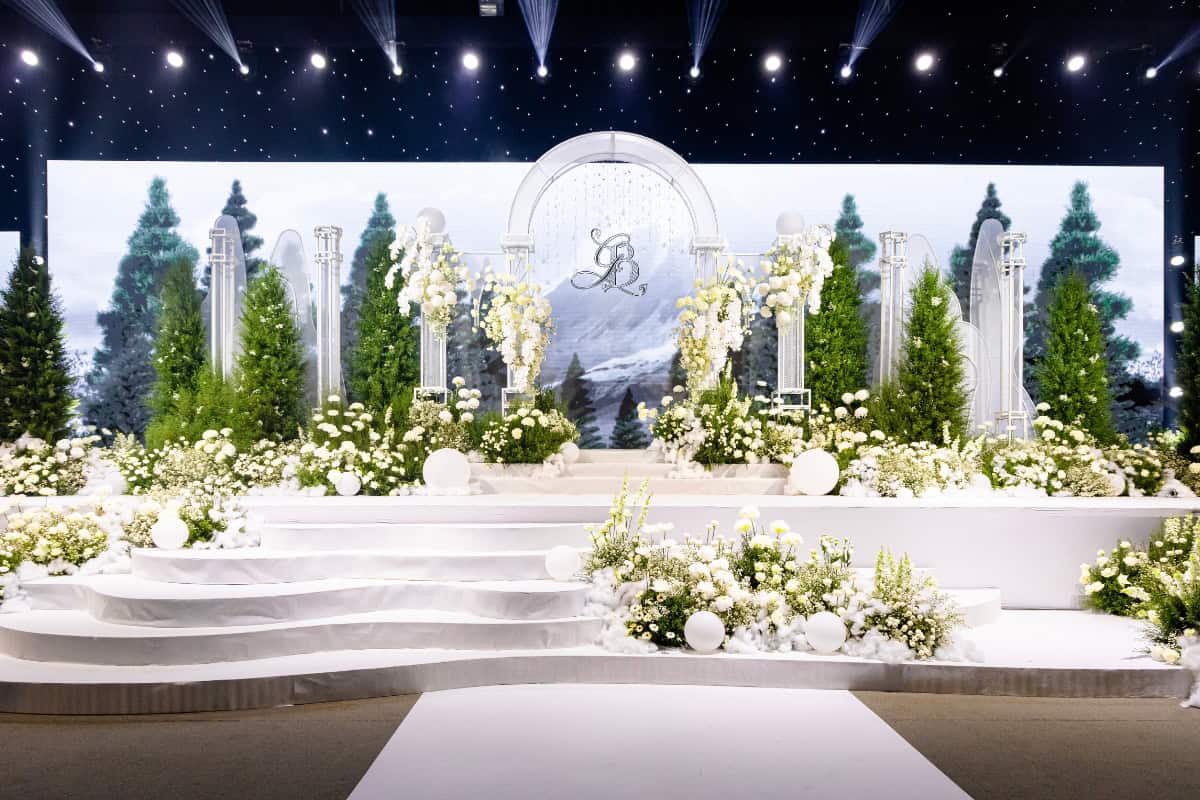 grand convention center transformed for weddings in pattaya