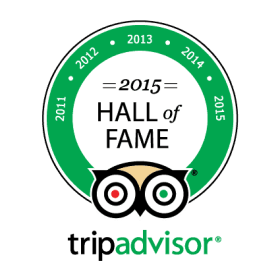 Tripadvisor Hall of Fame Award 
Trip Advisor